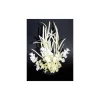 Herbe papillon blanche en plastique