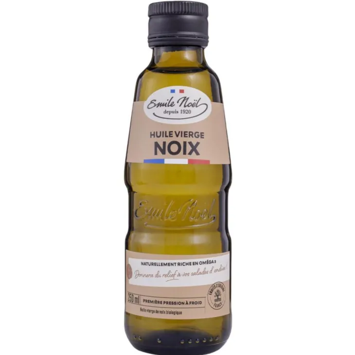 Huile vierge noix bio France Emile Noël - 250 ml