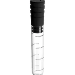 Infuseur à thé en verre borosilicate transparent et silicone alimentaire - Ø 2,3 x 13 cm