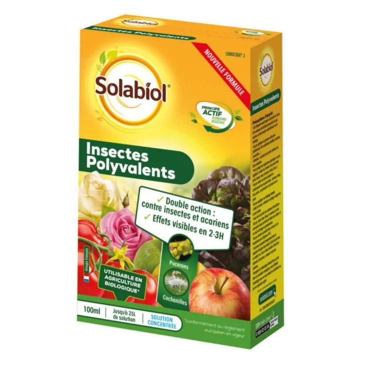 Insecticide naturel polyvalent Solabiol - 100 ml