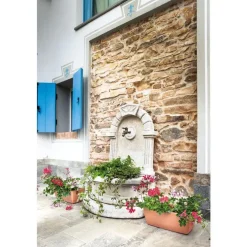 Jardinière bord lisse, couleur claire L42x P17,6x H15,6