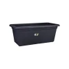 Jardinière Green basics jardin XXL L100 cm x p48 cm x h42 cm noir