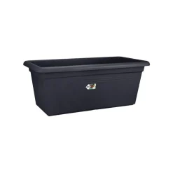 Jardinière Green basics jardin XXL L100 cm x p48 cm x h42 cm noir