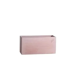 Jardinière haute en terre claire 62x26x34 cm