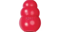 Jouet Chien Kong 10cm classic large rouge