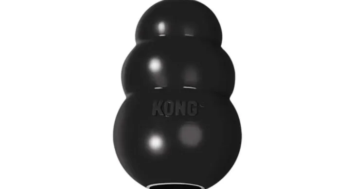 Jouet Chien Kong 10cm Xtrem large noir