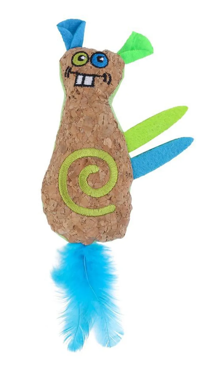 Jouet pour chat coloris multicolore Wouapy Stranger Tourbillon - 12 x 9 x 3 cm