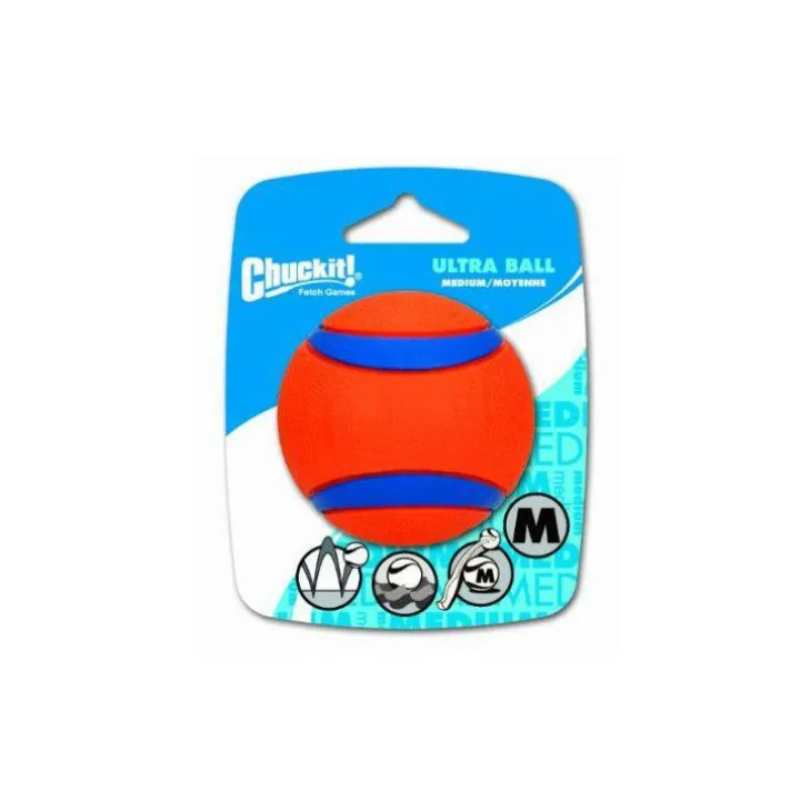 Jouet pour chien coloris orange Chuckit! Ultra Ball