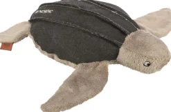 Jouet pour chien en tissu peluche coloris marron et beige tortue Hauke Trixie Be Nordic - 34 cm
