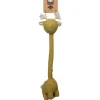 Jouet pour chien Georges Girafe en tissu jaune 30x22x10 cm