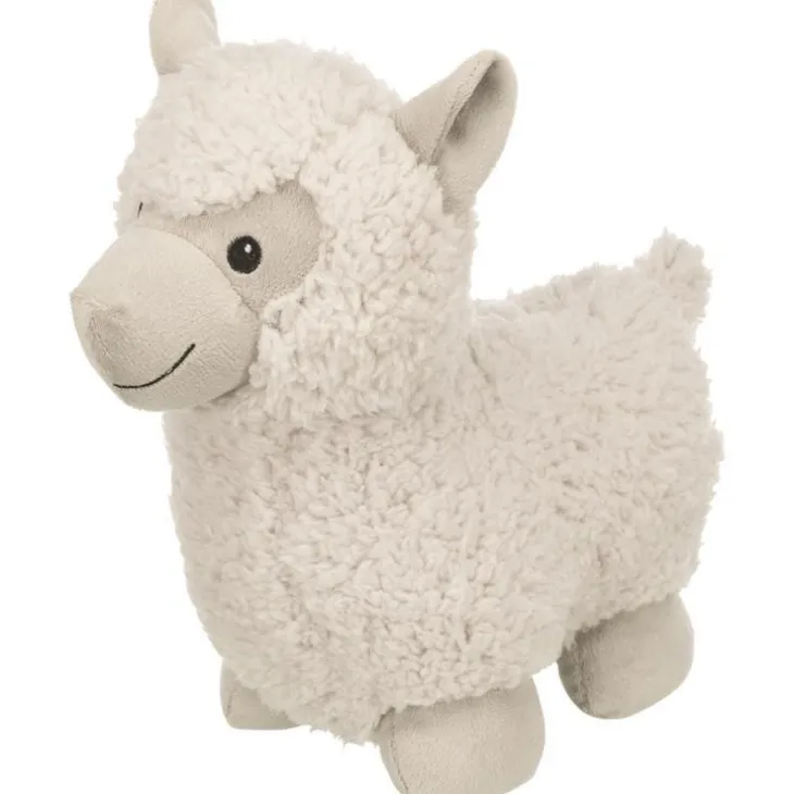 Jouet pour chien peluche en matière recyclée beige Trixie Be Eco Alpaga Eyleen - 26 cm