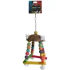 Jouet pour oiseaux en bois Tyrol Coco Boule Pako Sport – 35 cm