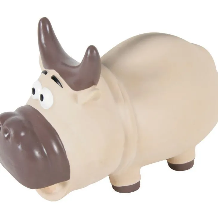 Jouet sonore pour chien en latex El Toro beige 16,5 cm