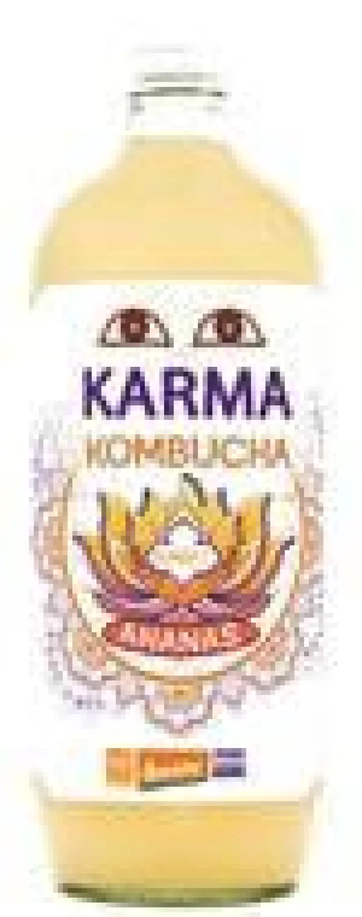 Karma kombucha sunset ananas bio en bouteille de verre Karma - 1 litre
