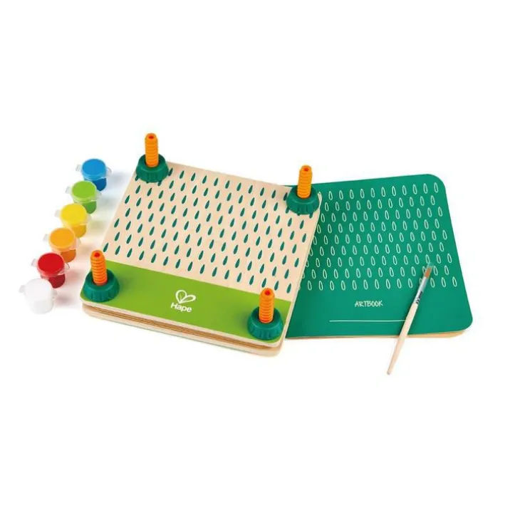 Kit de presse à fleurs bambou et plastique 18,5x18,5x7,6 cm à partir de 5 ans