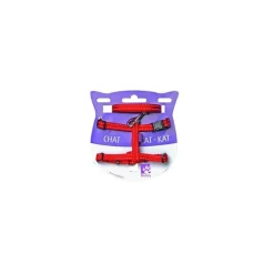 Kit harnais + laisse pour chat Safe noir