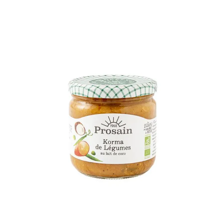 Korma de légumes bio en bocal de 350 g