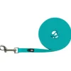 Laisse à pister pour chien coloris bleu océan Trixie Easy Life Taille M/XL 13 mm - 10 mètres