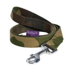Laisse Camouflage 25 kaki taille L
