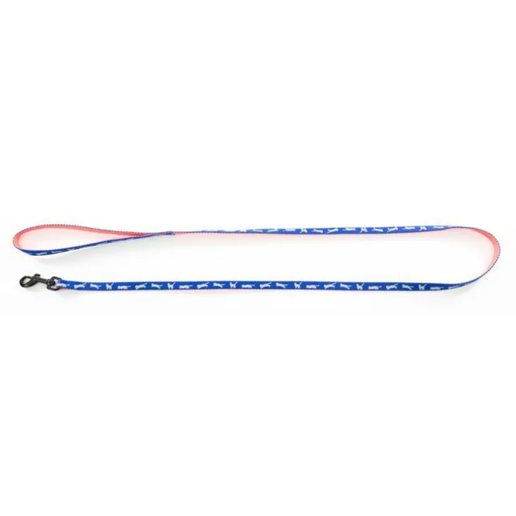 Laisse Cat Bi-color pour chat bleue - 120 cm