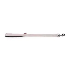 Laisse double grise taille 25/60 en nylon