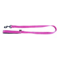 Laisse en nylon rose pour chien - 2,5x120 cm