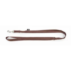 Laisse multi-positions Neo+ marron pour chien 2x200 cm