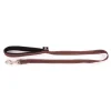 Laisse neo+ marron 100x2,5 cm