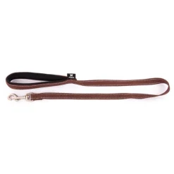 Laisse neo+ marron 100x2,5 cm