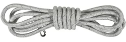 Laisse pour chien en nylon rond coloris gris Bobby Walk - 3 m