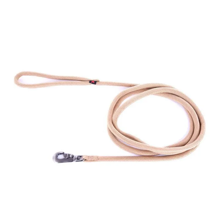 Laisse pour chien ronde beige Martin Sellier - 200 cm