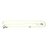 Laisse ronde 3 positions coloris vert citron - 1,3x190 cm