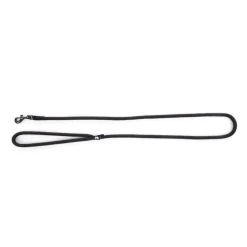 Laisse ronde pour chien coloris noir 1,3 cm x 1 m