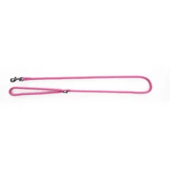 Laisse ronde pour chien coloris rose 1,3 cm x 1 m