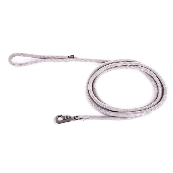 Laisse ronde pour chien coloris gris 1,3 cm x 2 m