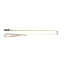 Laisse ronde pour chien coloris beige 1,3 cm x 1 m