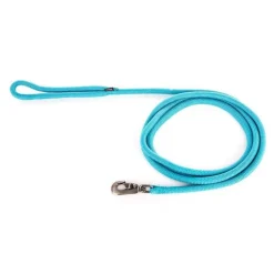 Laisse ronde turquoise 1,3x200 cm