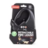 Laisse rétractable noire Instinct Sangle - taille S