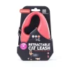 Laisse rétractable So Cat rouge - taille XS