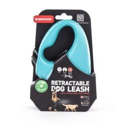 Laisse rétractable turquoise Instinct Cordon - taille XS