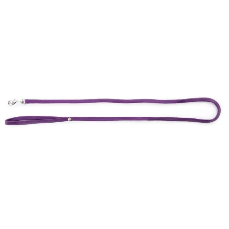 Laisse tubulaire pour chat coloris bleu - 120 cm