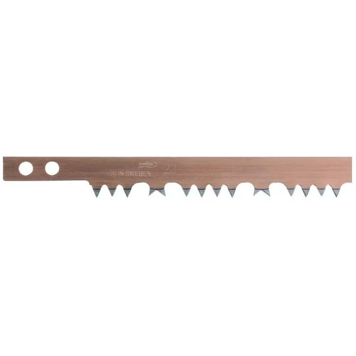 Lame de scie à bûches en acier trempé denture américaine gris - 75 cm