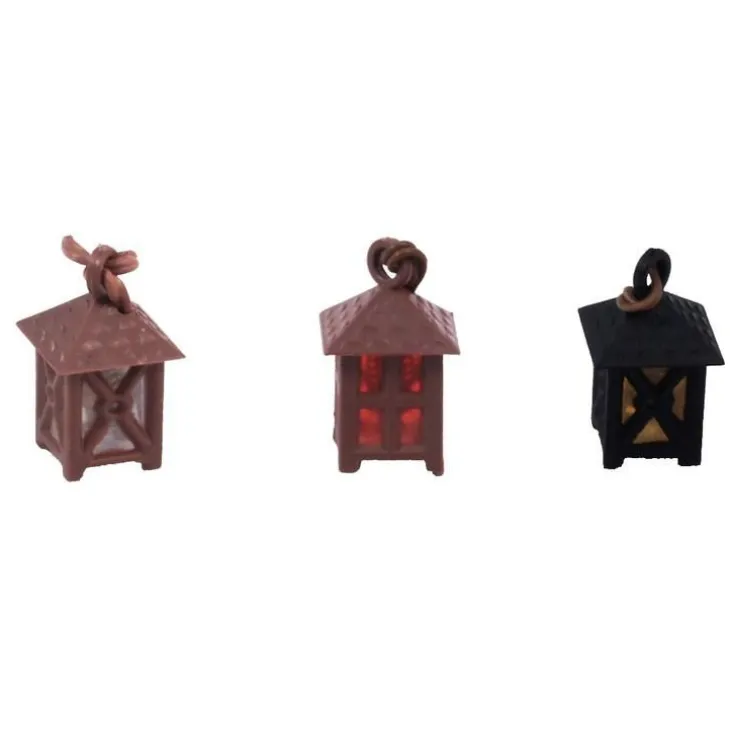 Lampions blanc et rouge 3,5 V