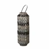 Lanterne en métal beige et gris Lorin - Ø 25 x H 62 cm