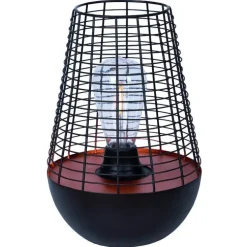 Lanterne solaire coloris noir Chelsea - 27 cm