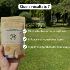 Larvicides anti-moustiques efficace en 48h Bleen - 80m²