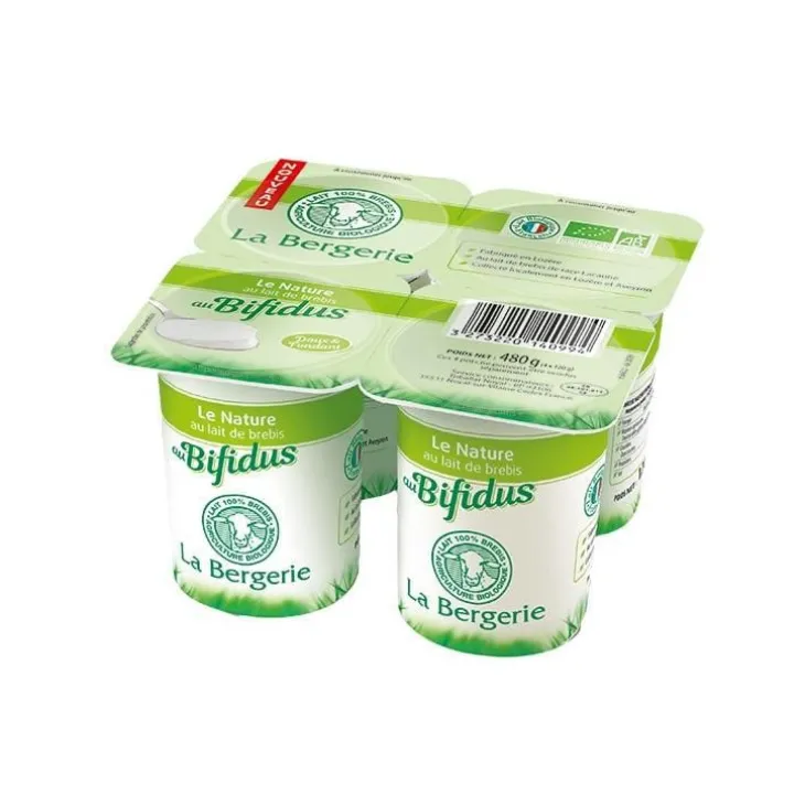 Le Nature au lait de brebis au bifidus La Bergerie - 480g