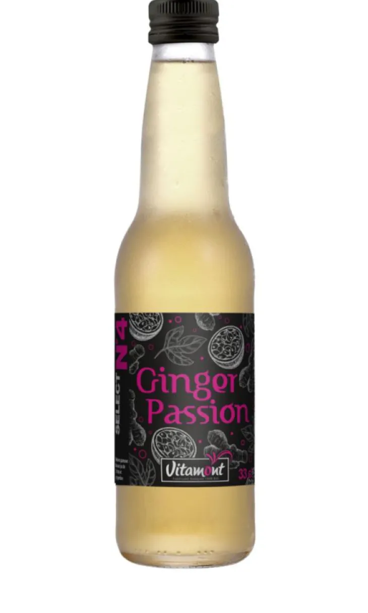 Les Select Ginger Passion bio en bouteille Vitamont - 33 cl