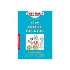 Livre “Zéro déchet pas à pas” collection C’est Malin aux Éditions Leduc