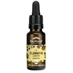 Élixir n°9 Biofloral de clématite en flacon de 20 ml